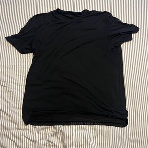 Lululemon License to Train Relaxed Fit Short-Sleeve Shirt, Black